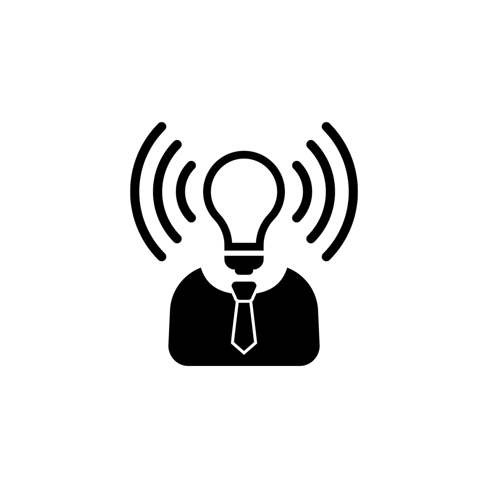 lightbulb head on a person-like figure with a tie